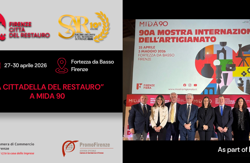 Presentazione MIDA 90 e Salone del Restauro con Firenze Città del restauro